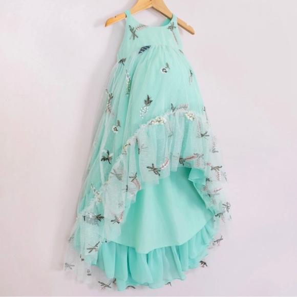 Pleiades Wild Lupine Ruffle Dress - Picture 2 of 13